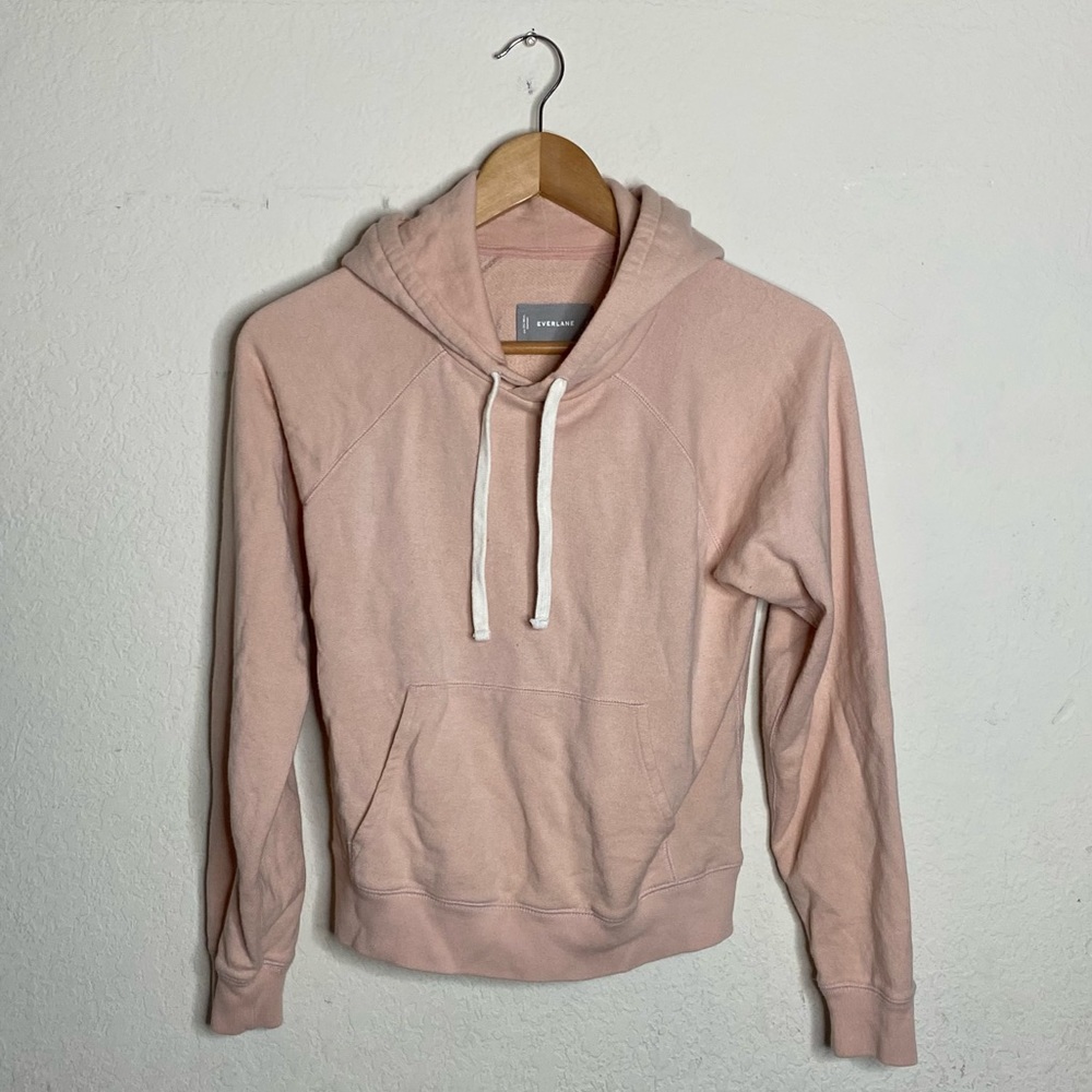 Everlane classic pink hoodie ( S )